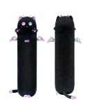 Mewaii 70cm Kawaii Cat Plush Pillow - Soft Purple Kitten Toy Cuddly Stuffed Animal Gift - Buy Online on SooperMarket.com