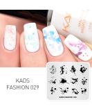KADS Nail Art Stamping Plates - Fashion Manicure Print Templates - FA029 - Buy Online on SooperMarket.com