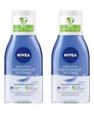 Nivea Double Effect Eye Make-Up Remover 125ml | Sensitive Eye Cleanser | Waterproof Makeup Remover (2 Pack) - Best for Gentle Makeup Removal - Buy Online on SooperMarket.com