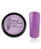 Acrylic Color Powder Lilac Purple - 10g Nail Design Powder for Stunning Fingernails | RM Beautynails International Shipping - Buy Online on SooperMarket.com