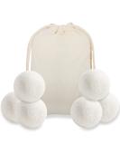 Fainfun Natural Wool Dryer Balls - 6 Pack (6cm) | Eco-Friendly Efficient Laundry Solution for Down & All Fabrics - Buy Online on SooperMarket.com