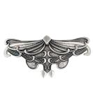 Art Nouveau Leaf Hair Clip, Large Hand Crafted Metal Barrette Made in the USA with an 80mm Clip by Oberon Design - Buy Online on SooperMarket.com