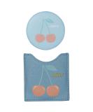 Buy Draeger Round Mirror Cherries Perfect Pocket Mirror for Birthdays & All Occasions | 8.5 cm x 8 cm | International Shipping Available - Buy Online on SooperMarket.com
