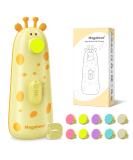Baby Nail File Trimmer Electric Megainvo 13 in 1 Safe Baby Nail File with 10 Grinding Heads Whisper Quiet LED Light Electric Baby Nails Files for Baby Newborn Toddler Fingers&Toenails Kits Orange - Buy Online on SooperMarket.com