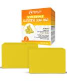 10% Sulfur Soap Cleansing Bar for Acne, Oily Skin - Natural Face & Body Cleanser with Lemongrass, Tea Tree Oil, Vitamin E - 2 Pack USA Made - Buy Online on SooperMarket.com