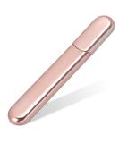 Premium Glass Nail File with Case - Crystal Diamond Salon Quality Beauty Nail Buffer for Natural and Acrylic Nails - Perfect Christmas Gift for Men and Women - Apricot - Buy Online on SooperMarket.com
