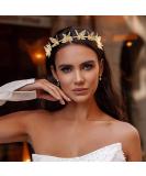 CAKURE Gold Butterfly Crown Tiara Headband - Goddess Headpiece for Party, Prom, Birthday - Metal Butterflies Hair Accessories - Buy Online on SooperMarket.com