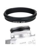 49mm Metal Lens Filter Adapter Ring for Fujifilm X100V X100F X100T X100S X100 X70 Cameras Black - Buy Online on SooperMarket.com