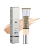 CC Cream Full Coverage Foundation with SPF 50+ CC Cream Foundation Anti-Redness Colour Correcting and Brightening Face Cream Skin Tone Adjusting CC Cream for a Natural Glowy Finish(MEDIUM) - Buy Online on SooperMarket.com