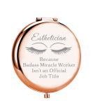 MYOSPARK Esthetician Mirror - Compact Makeup Mirror for Beauticians, Lash Artists & Cosmetology Graduates - Buy Online on SooperMarket.com