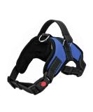 FYY Dog Harness No Pull Breathable Adjustable Pet Harness Dog Vest Harness Reflective Oxford Easy Control Dog Harness with Sturdy Handle for Small Medium Large Dogs M-Blue M A-Blue - Buy Online on SooperMarket.com