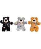 KONG Softies Patchwork Bear Cat Toy (Assorted Designs) - Buy Online on SooperMarket.com