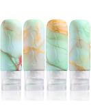 Gemice TSA-Approved Travel Bottles for Toiletries - 85ml BPA-Free Leak-Proof Refillable Containers for Shampoo & Lotion - 4 Pack Mint - Buy Online on SooperMarket.com