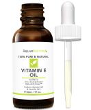 Vitamin E Oil - 100 Pure  Natural 42900 IU. Visibly Reduce the Look of Scars Stretch Marks Dark Spots  Wrinkles for Moisturized  Youthful Skin. d-alpha tocopherol (1 Fl Oz) 1 Fl Oz (Pack of 1) - Buy Online on SooperMarket.com