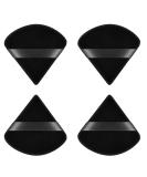 Ainiv 4 PCS Powder Puff Triangle Makeup Puff Reusable Soft Powder Sponge Washable Wet Dry Dual-Use Cosmetic Puff Face Powder Puff for Loose Powder Foundation Cream Blush Wetand or Pressed Powder #1 4PCS Black - Buy Online on SooperMarket.com