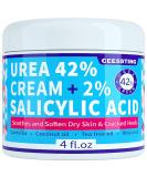 ENVISHA Urea Cream 42 Percent for Feet - 42% Urea Foot Cream with 2% Salicylic Acid & Hyaluronic Acid - For Feet  Hands  Heels  Elbows  Nails & Knees - 4 oz - Buy Online on SooperMarket.com