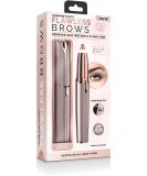 Finishing Touch Flawless Brows Eyebrow Pencil Hair Remover and Trimmer, Pink Blush/Rose Gold - Buy Online on SooperMarket.com