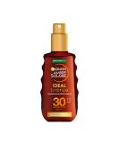 Garnier Ambre Solaire Ideal Bronze SPF30 Sun Cream Spray 150ml - High Protection, Water Resistant, Non-Greasy - Buy Online on SooperMarket.com