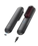 TYMO Cordless Hair Straightener Brush - Eco Portable Travel Mini Hot Comb for Women Anti-Scald Ceramic Coating Lightweight for Touch-ups - Shop Now - Buy Online on SooperMarket.com