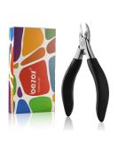 BEZOX Toe nail Clippers Trimmer for Thick or Heavy Duty Toe Nail Nipper - Thick Fungus Ingrown Fingernail Clipper - with Soft Grip and Metal Gift Boxes Dark Black - Buy Online on SooperMarket.com