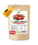EWL natural products 1kg organic rosehip powder |Whole ground rose hip |Hageboten powder from controlled cultivation |Raw food quality |Checked and filled in Germany - Buy Online on SooperMarket.com
