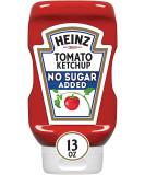 Heinz Tomato Ketchup with No Sugar Added (13 oz Bottle) No Added Sugar 13 oz - Buy Online on SooperMarket.com