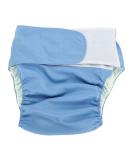 Dekaim Adult Cloth Diaper - Reusable Washable Adjustable Large Nappy (Blue) - Buy Online on SooperMarket.com