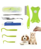 Xin ZHAO Ticking pliers 9 in 1 set with case tick pliers man tick pliers for dogs tick card complete set for removing ticks for human dog children (with storage box) - Buy Online on SooperMarket.com