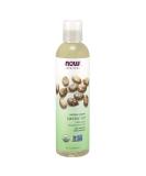 Now Foods Certified Organic Castor Oil 8 fl oz - Pure & Natural Skincare - Buy Online on SooperMarket.com