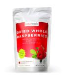 100% USA Grown Organic Whole Dried Raspberries - No Sugar Added, Unsweetened Dehydrated Fruit for Baking (3 oz) - Buy Online on SooperMarket.com