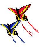 HENGDA KITE for Kids and Adults Amazing Colorful Butterfly Kite for Outdoor Games and Activities Single Line Kite with Flying Tools A Red & Blue - Buy Online on SooperMarket.com
