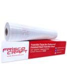 Frisco Craft Transfer Tape for Heat Transfer Vinyl - Iron on Transfer Paper - Heat Transfer Application Paper  Clear Transfer Tape for Printable HTV (12 x 50FT) - Buy Online on SooperMarket.com