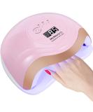 Buy McNory 168W UV LED Nail Dryer - Fast Drying Gel Nail Lamp with Timer & LCD Display for Professional Use - Buy Online on SooperMarket.com