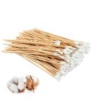 300 pieces cotton swab 15cm long wooden handle cotton carrier extra long wood cotton swabs with a large head for camera keyboard make-up polishing cleaning - Buy Online on SooperMarket.com