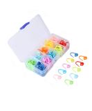 Meikeer 150 Pieces Knitting Crochet Locking Stitch Markers Stitch Needle Clip Counter 10 Colors (Color Ship Randomly) - Buy Online on SooperMarket.com