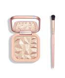 KYDA Face Highlighter Palette Kit,Shimmer Glitter Highlight Contouring Palette Natural Nude Shiny Contour Highlight Makeup Illuminator Highlighter Concealer Palette with brush-SUN GLOW C-SUN GLOW(Champagne Gold) - Buy Online on SooperMarket.com
