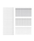 100Pcs Sterile Body Piercing Needles - 12G 14G 16G 18G for Ear & Nose Piercings - International Shipping Available - Buy Online on SooperMarket.com