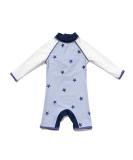 BONVERANO Baby Boys Swimsuit UPF 50+ with Sun Hat - 3 Months Purple - Buy Online on SooperMarket.com