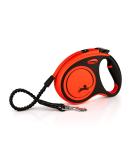 Flexi Xtreme Tape Orange & Black Medium 5m Retractable Dog Leash/Lead for dogs up to 35kgs/77lbs Orange & Black Medium (5m) - Buy Online on SooperMarket.com