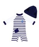 upandfast Baby Boys/Girls Zipper Swimwear with Snap Bottom UPF 50+ Sun Protection Toddler One Piece Swimsuit Anchor 9-12 Months - Buy Online on SooperMarket.com