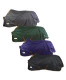 Marengos by Bucas 1200D Winter Blanket | Breathable Waterproof Turnout | Green/Orange | 125cm (100g/m Filling) - Buy Online on SooperMarket.com