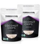 Terrasoul Superfoods Organic Raw Coconut Chips - 1.5 Lbs (2 Pack) 12 Ounce x 2 Packs - Buy Online on SooperMarket.com