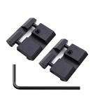 Higoo 2PCS 11mm Dovetail to 20mm Picatinny/Weaver Low Pro Snap-in Rail Adaptor - Easy Mounting Solution - Buy Online on SooperMarket.com
