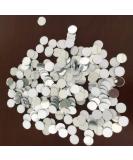 Set of 200pcs Small Round Glass Crafts  Real Glass Mirror Mosaic Tiles (Dia 1x1cm) - Buy Online on SooperMarket.com