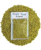 Gold Coloured sugar dragees 30g for cake and cookie decorations - Buy Online on SooperMarket.com