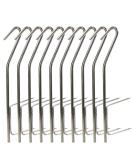 Smoking hooks 10/20 pieces Professional double hooks for fish smoking 21cm 10 pieces - Buy Online on SooperMarket.com