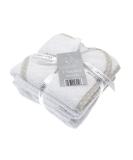 2 Soft White Elli and Raff Baby Hooded Bath Time Towel 100% cotton Baby Gift (White) - Buy Online on SooperMarket.com