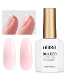 AILLSA Milky Pink Builder Gel - 7 in 1 Hard Gel Polish | Nail Thickening Strengthening & UV Color Extension | French Manicure Base Coat - 0.51 Oz - Buy Online on SooperMarket.com