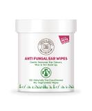 Biodegradable Anti-Fungal Ear Wipes for Dogs & Cats | 100 Soothing Cleaning Wipes | Gentle & Quick Solution for Ear Wax & Itchiness - Buy Online on SooperMarket.com