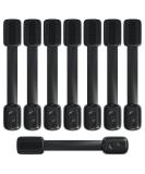 Echocube 8 piece of child locking for cabinet adjustable baby drawer locks with 3m glue baby safety locks for cupboards drawers refrigerator - without drilling (black) FB046 black - Buy Online on SooperMarket.com